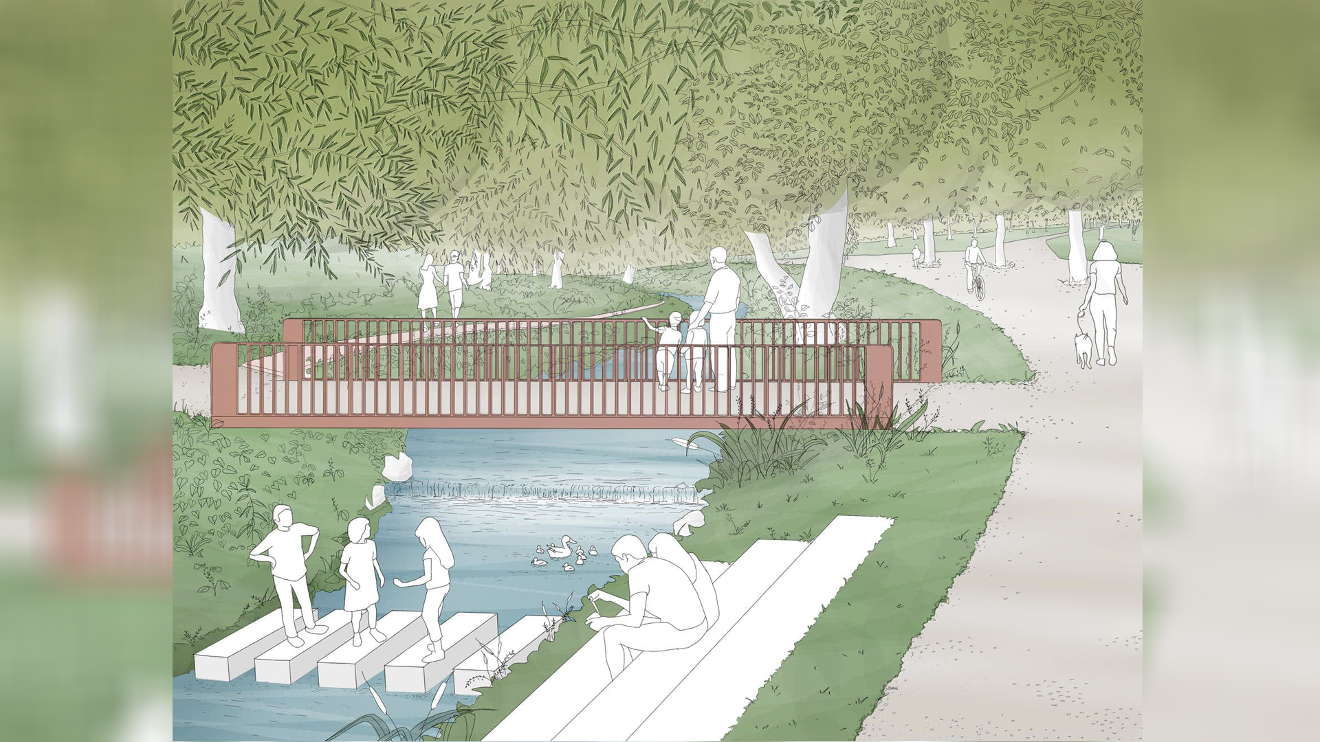 Bővül a Rózsák parkja: új híd, közösségi kertek