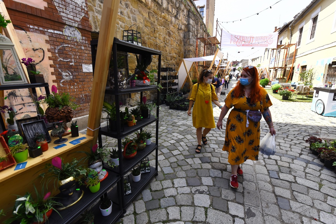 Virágvásár nyílt a Fogoly utcában