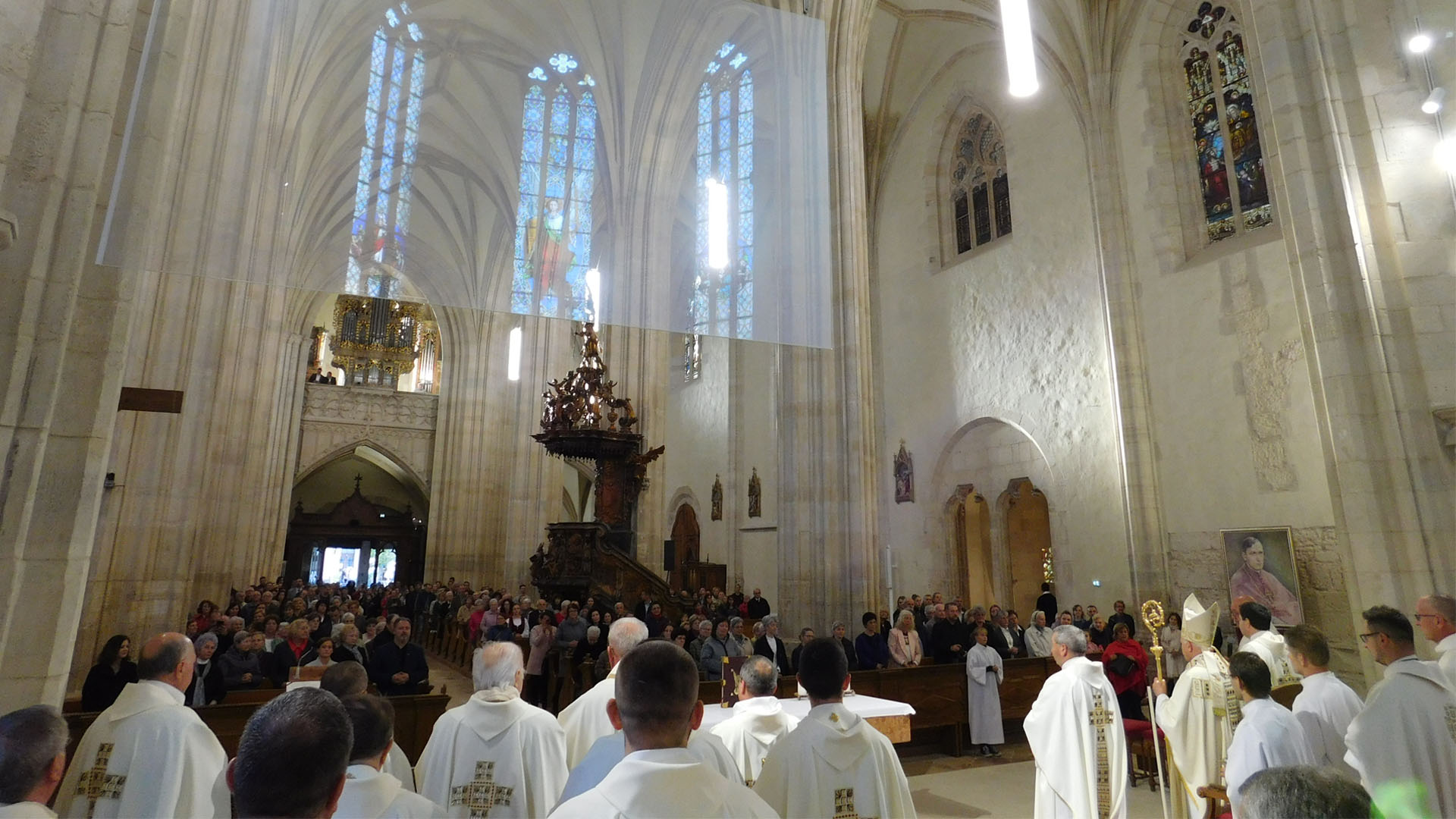 Első Szent Mihály-búcsút tartottak Kolozsváron a felújított plébániatemplomban