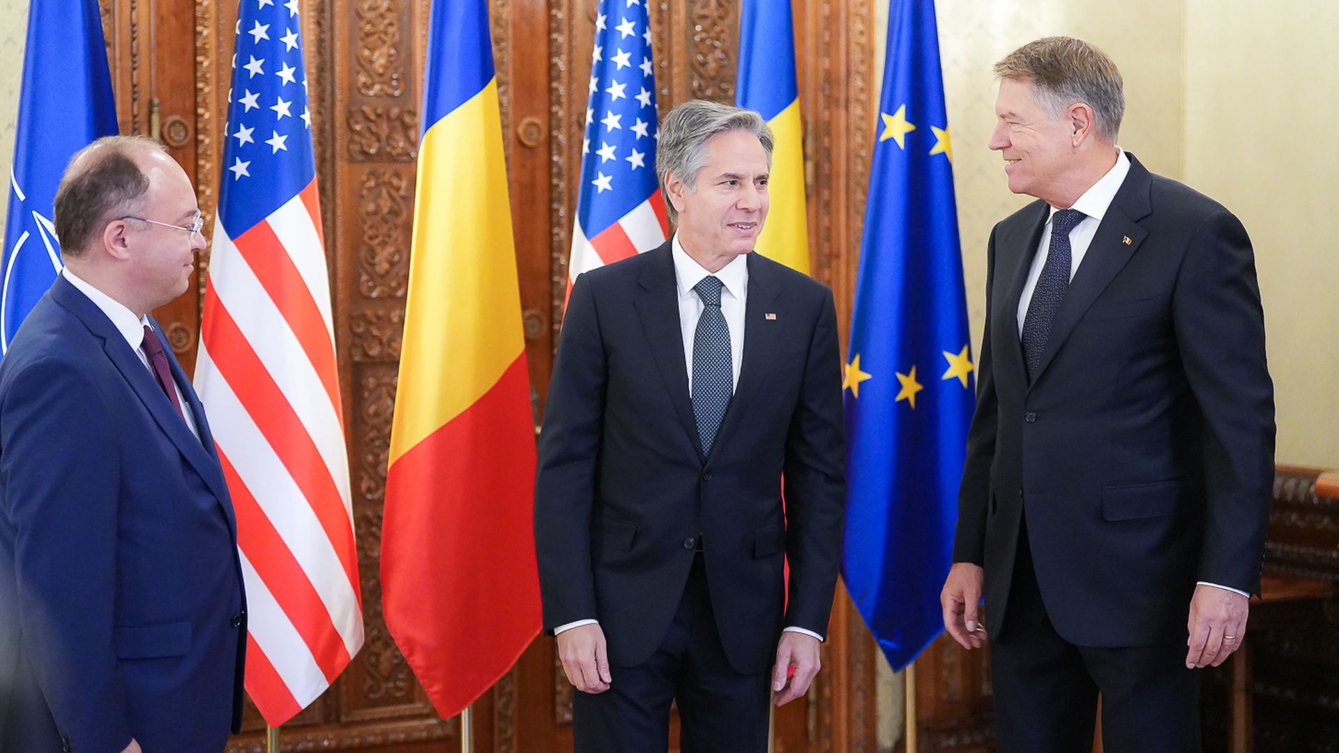 Bukarestbe érkezett az amerikai külügyminiszter