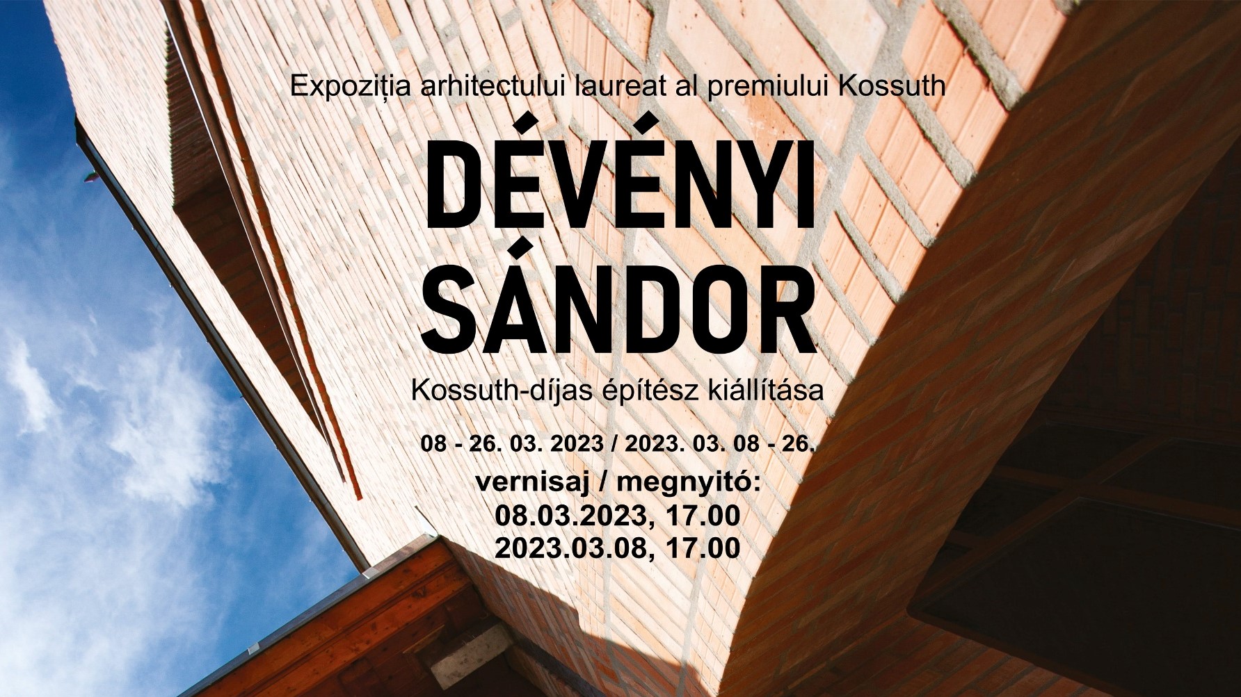 Dévényi Sándor Kossuth-díjas építésznek nyílik kiállítása Kolozsváron