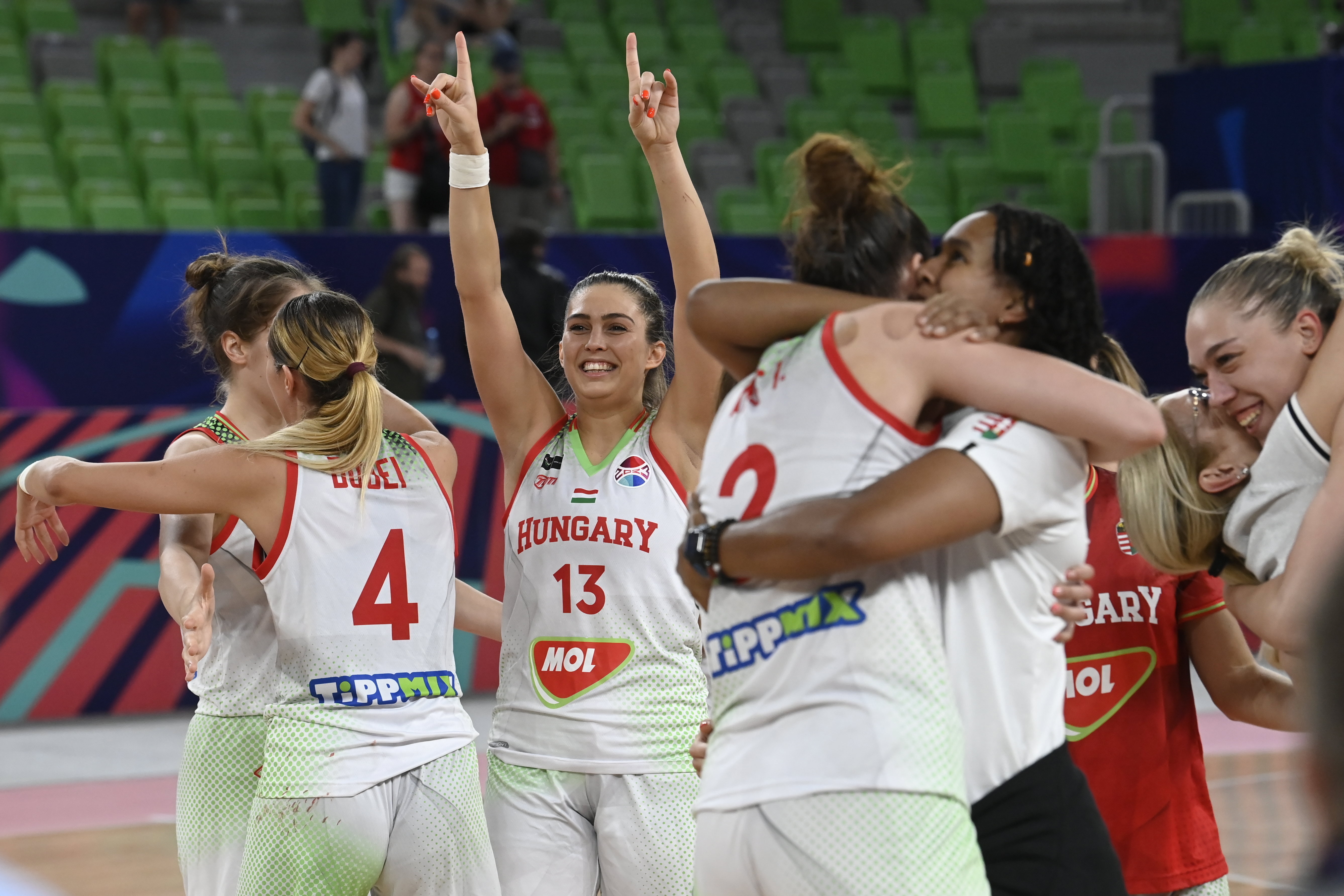 Női kosárlabda Eb: Bravúr a címvédő ellen, nyolc között a magyarok