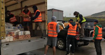 CERT-segélyakció az árvíz sújtotta Verespatakon és környékén