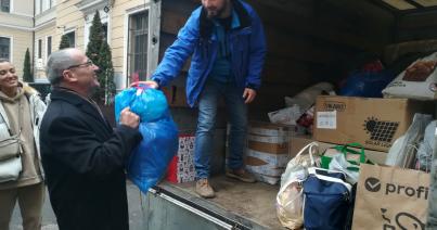 VIDEÓRIPORT - Harmincezer lej értékű segélyszállítmány Odesszába