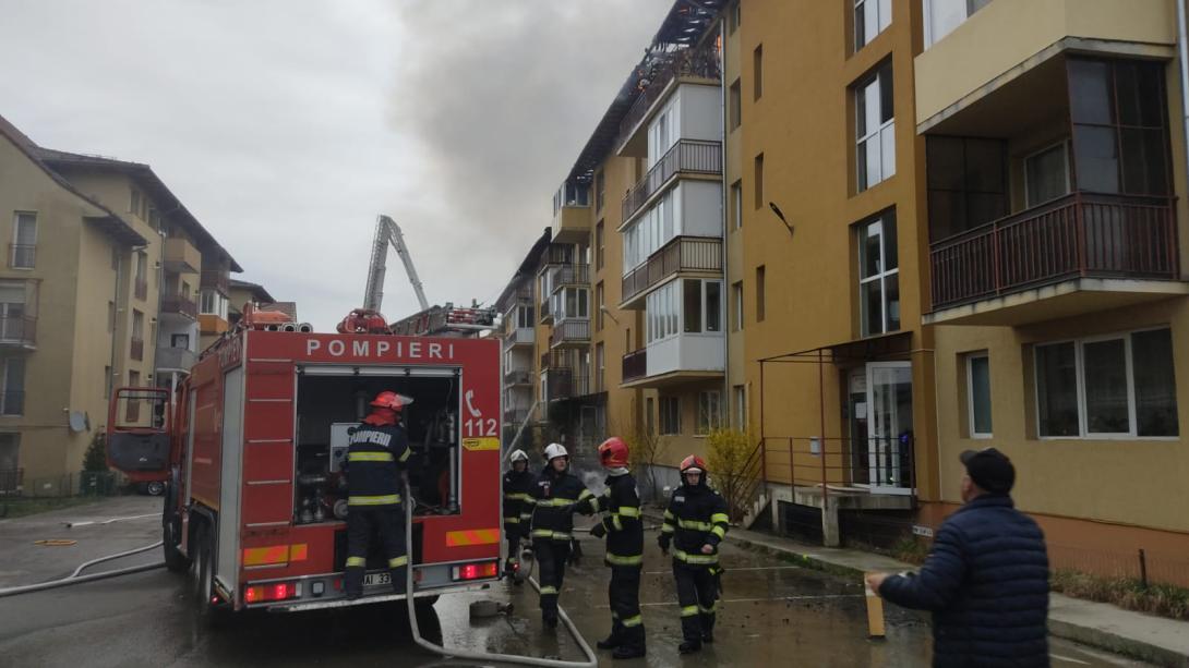 Tűz Szászfenesen: kigyúlt egy lakás