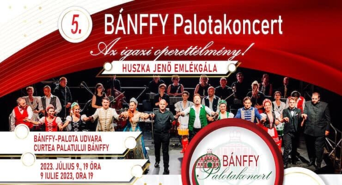 Vasárnap ismét operettslágerek a Bánffy-palotában!