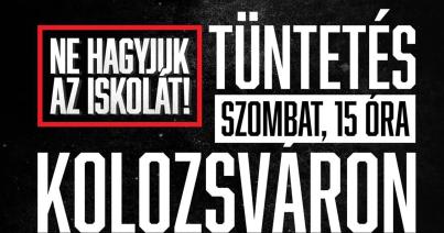 Tiltakozás Kolozsváron is a magyar iskolákért