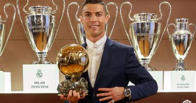 Cristiano Ronaldo negyedszer kapta meg az Aranylabdát