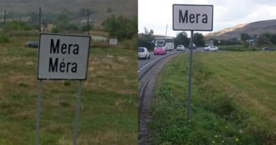 Mérai magyar helységnévtábla: helyt adott a prefektúra az RMDSZ panaszának