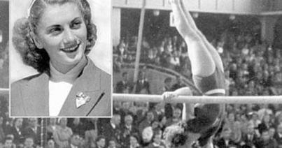 Nyolcvanöt éves Korondi Margit tornász