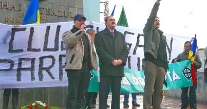 „Kultúrvasgárdista” a kolozsvári városházán