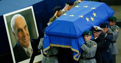 Európai gyászszertartás keretében elbúcsúztatták Helmut Kohl egykori német kancellárt Strasbourgban