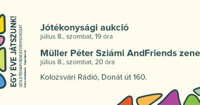 Egy éve játszunk! – jótékonysági zárórendezvény szombaton