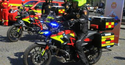 Motorbiciklik életmentésre a sűrű kolozsvári forgalomban