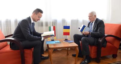 Kolozsváron tárgyal Szijjártó Péter magyar külügyminiszter