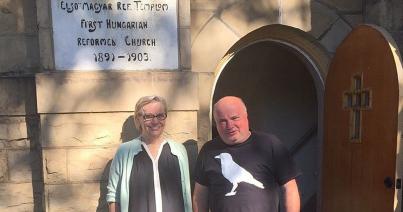 Komjáthy Ilona református lelkész üzenete Pittsburgh-ból Kolozsvárra