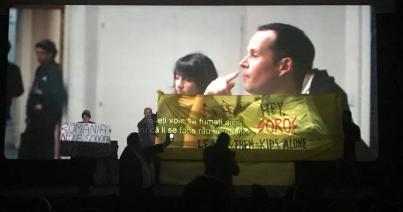 Ortodox tüntetők zavarták a 120 dobbanás percenként című film vetítését