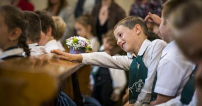 Tanévnyitás az újralapított marosvásárhelyi katolikus gimnáziumban