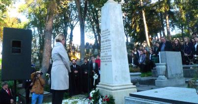Tamás András honvédtisztre emlékeztek