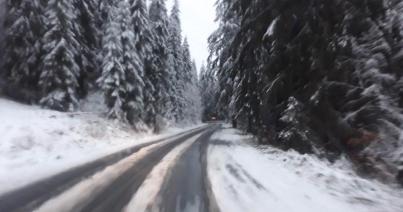 Megmaradt a hó a Bucsin-tetőn