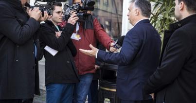 EU-csúcs - Választási részvételre buzdít és az RMDSZ támogatását is kéri Orbán Viktor Nagyszebenben