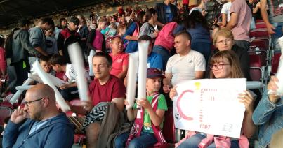Hangulatképek a Kolozsvári CFR 1907 és a FK Asztana meccsről