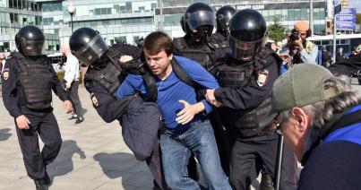 Több mint ezer embert vettek őrizetbe a moszkvai tüntetésen – állítják orosz jogvédők