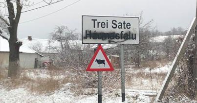 A rendőrség egy Bákó megyei férfit gyanúsít a székelyföldi magyar helységnévfeliratok lemázolásával