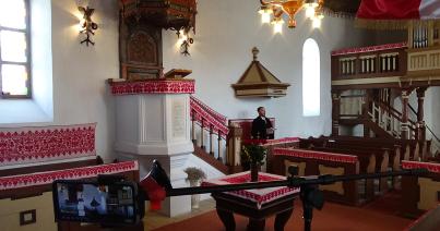 VIDEÓ - Online húsvéti istentisztelet a kövendi unitárius templomban