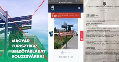 Hivatalos: diszkrimináció miatt bukott a többnyelvű turisztikai táblaprojekt Kolozsváron