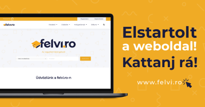 Felvi.ro: beindult az egyetemböngésző