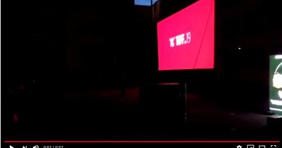 VIDEÓ - Késő esti TIFF-vetítés a Coşbuc-líceum udvarán