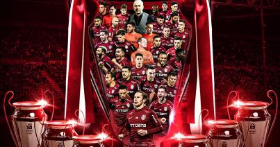 Sorozatban negyedszer bajnok a kolozsvári CFR 1907