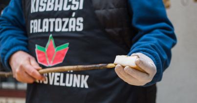 Szalonnasütés Kisbácsban