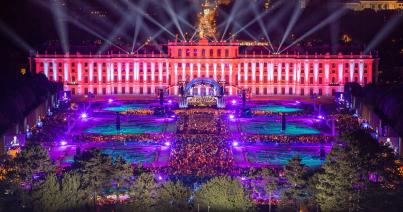 Pazar muzsika, pazar környezet – Nyáresti koncert a schönbrunni kastélyparkban