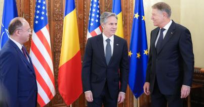 Bukarestbe érkezett az amerikai külügyminiszter