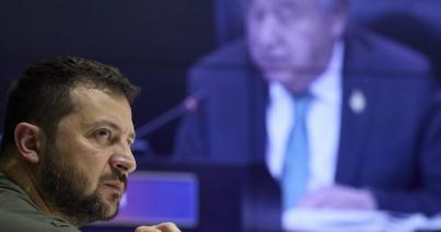Zelenszkij csúcstalálkozót szeretne béketerve támogatói körének növelése érdekében