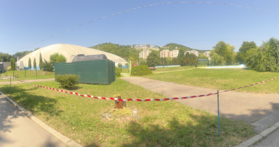 Szamos bal part, akvapark helye