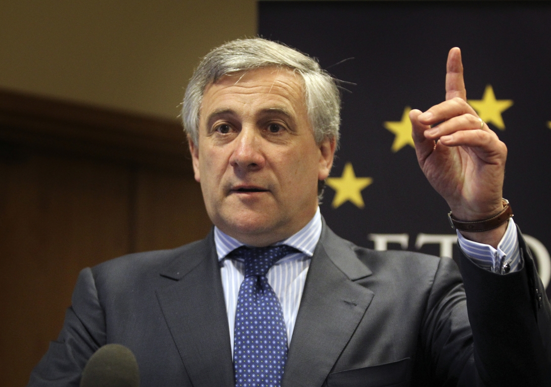 Antonio Tajani olasz politikus az EP új elnöke