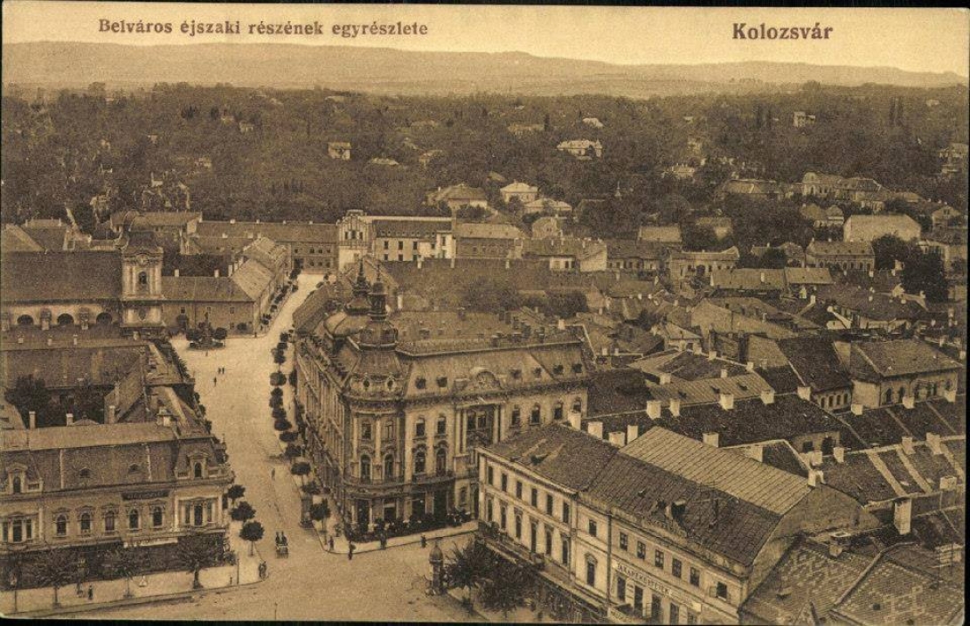 A kolozsvári Mária-oszlop korabeli fényképeken...