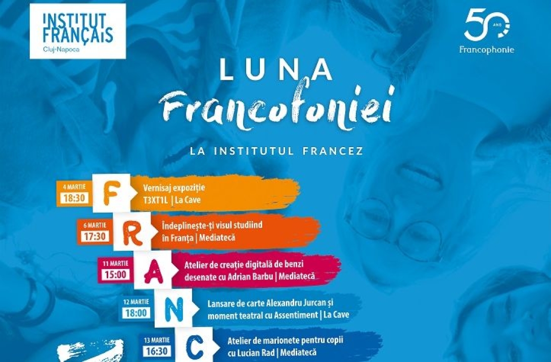 Március a frankofónia hónapja Kolozsváron