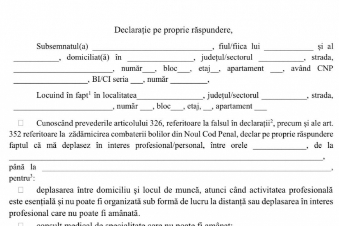 Frissítették a saját felelősségre tett nyilatkozatot. Mi szükséges?