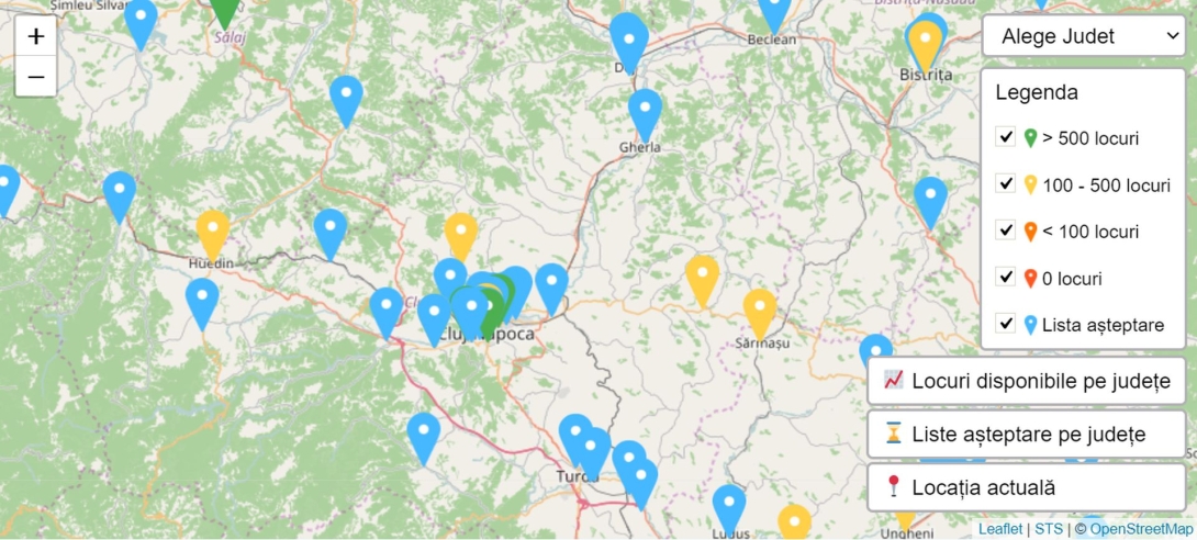 Tucatnyi új oltóközpont nyílik Kolozs megyében április 20-tól: Egeresen, Gyaluban, Kiskalotán is