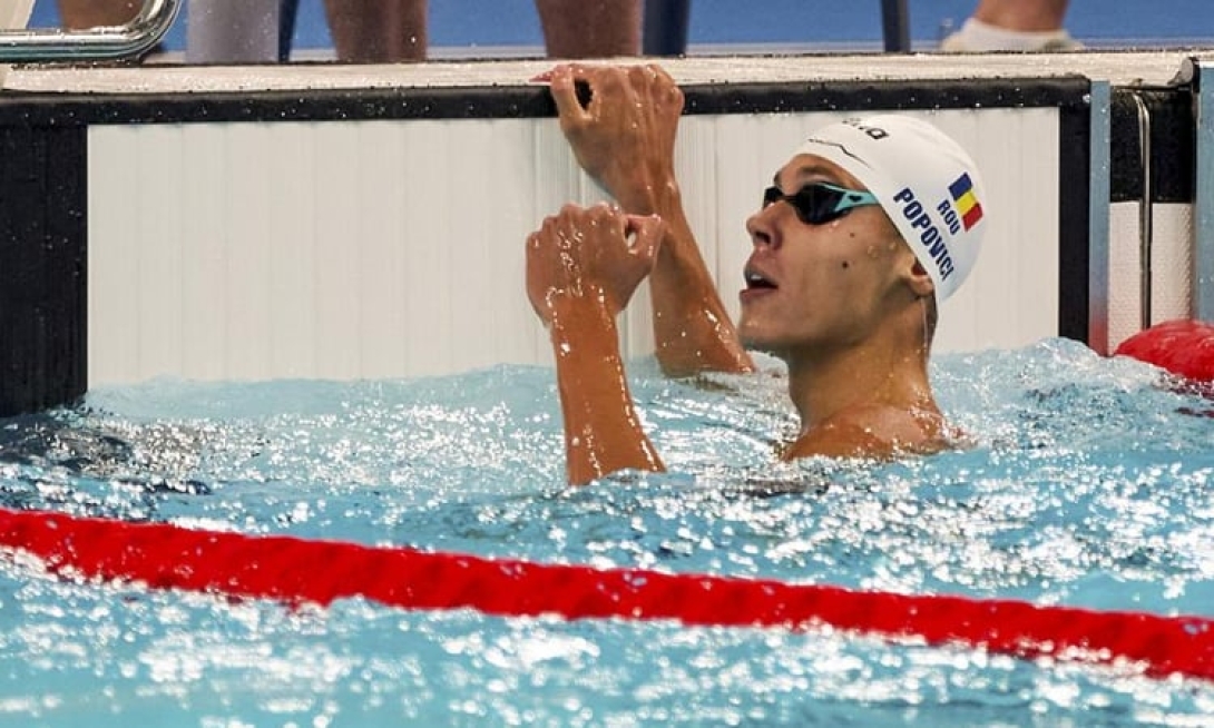 vizes vb, David Popovici, úszás