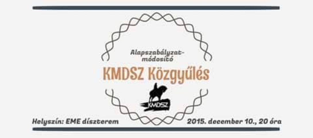Döntések és szabályok – KMDSZ Közgyűlés 2015