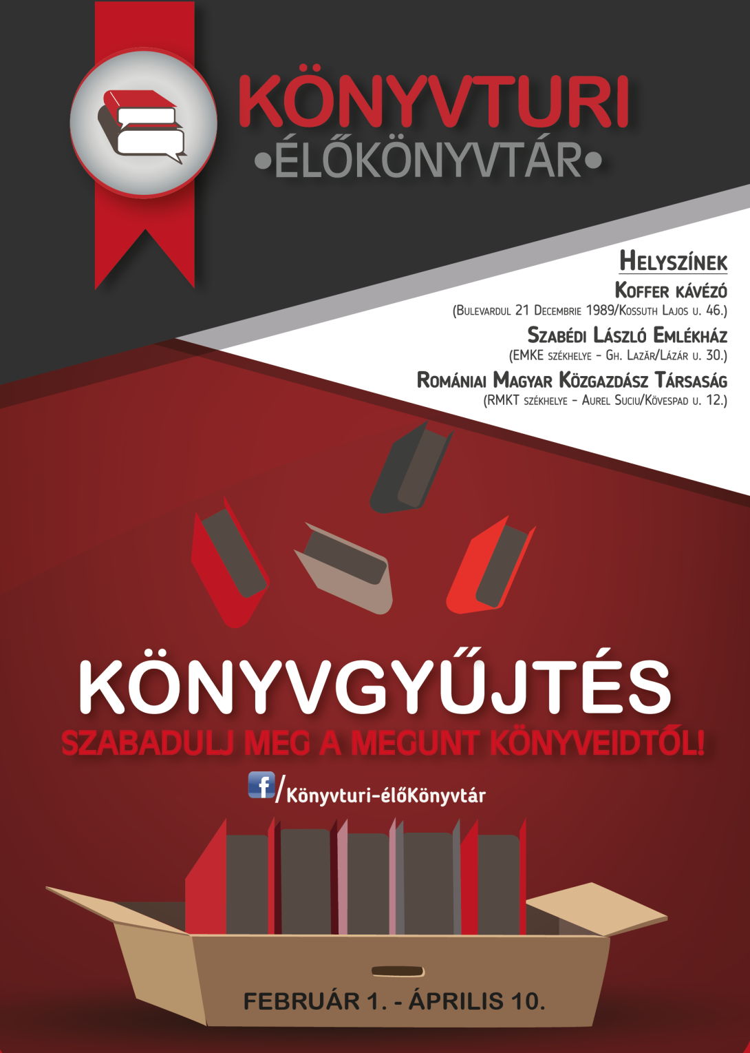 Olvass, gyarapodj, adományozz, s a Könyvturi életre kel!